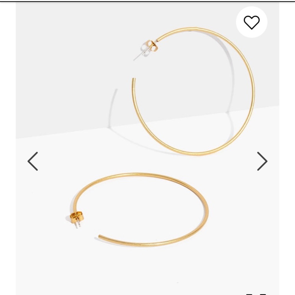 Large gold hoops